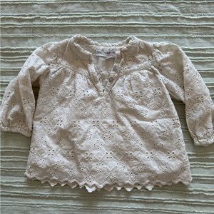 Zara embroidered top